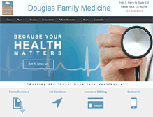 Tablet Screenshot of douglasfamilymedicine.com